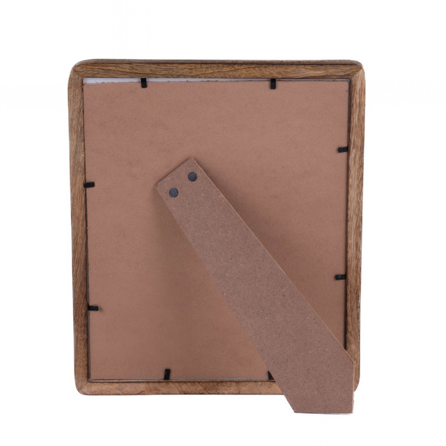 Ramă foto din lemn, verticală, din lemn de mango, 23 x 2 x 28 cm