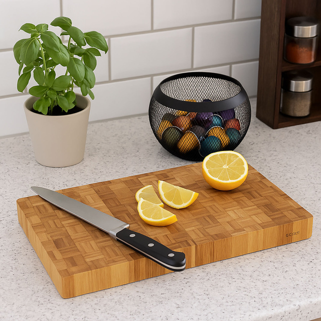 Tocator bambus, Maro, 36x24x3 cm, Kesper