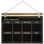 Tablă suspendată cu calendar, 69 x 50 cm