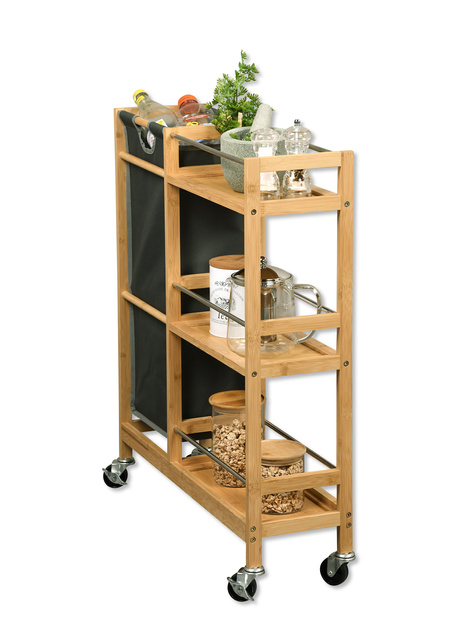 Raft pe roți, 3 niveluri, geantă extensibilă, Kesper