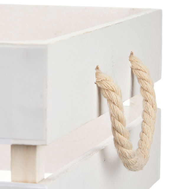 Lădițe decorative din lemn cu model curcubeu RAINBOW, 3 bucăți