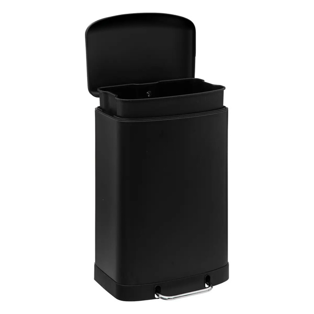 Coş de gunoi voluminos, din oțel inoxidabil, 50 l