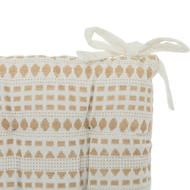 Perna scaun cu legaturi MICAH, bumbac, model vintage, 38 x 38 cm