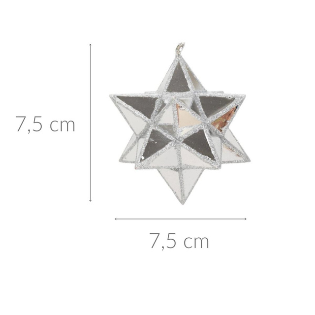 Stele spațiale din plastic, 4 buc, Ø 7,5 cm