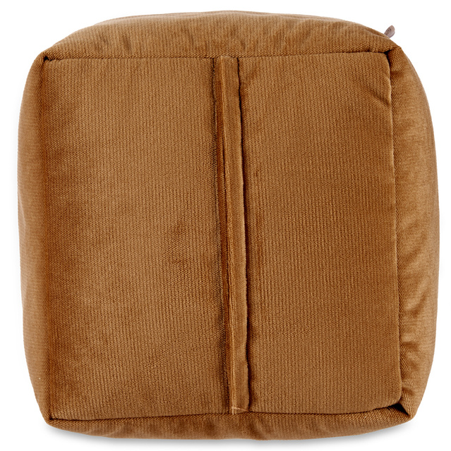 Puf tapitat cu catifea, 30 x 30 cm