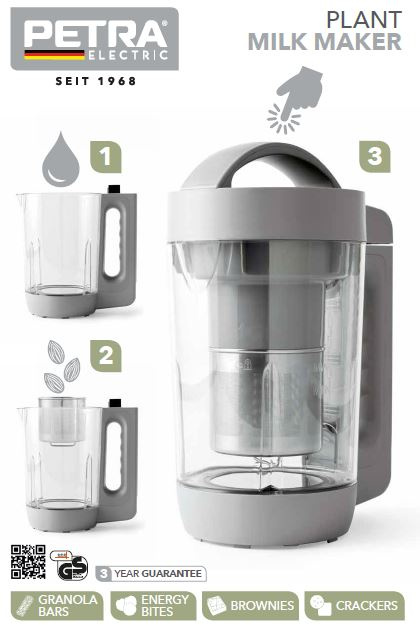 Aparat pentru lapte vegetal PETRA, 1,6 l