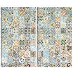 Plăci de protecție din sticlă pentru aragaz, 2 bucăți, ZELLER, model 1