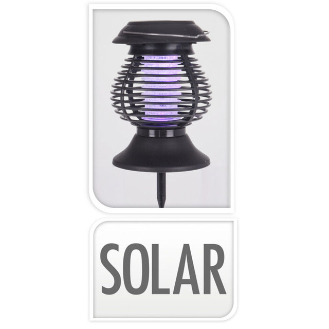 Lampa anti-insecte PRO, solara, inaltime 26 cm