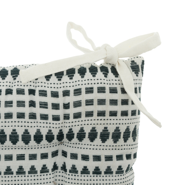 Perna scaun cu legaturi MICAH, bumbac, model vintage, 38 x 38 cm