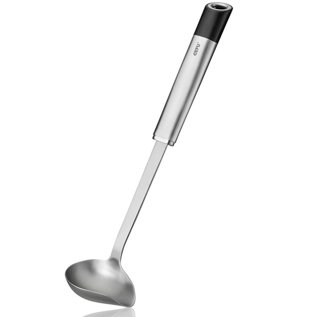 Lingură pentru turnarea sosurilor, oțel cu gura profilată