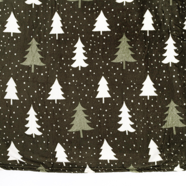 Pătură de Crăciun 200 x 150 cm, verde