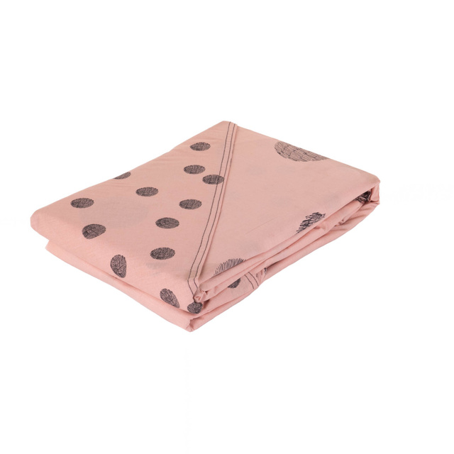 Set lenjerie de pat din bumbac Dots, reversibila, 220 x 240 cm