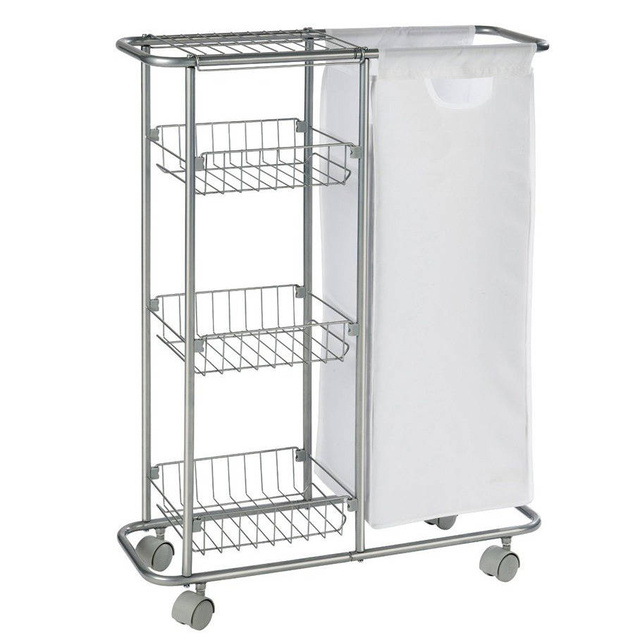 Carucior multifuncțional SLIM - raft de bucătărie, baie, WENKO