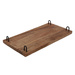 Platou de servire gustări, 25 x 50 cm, din lemn
