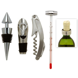 Un set de accesorii pentru vin - 5 elemente