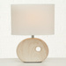 Lampă de masă OAKVILLE cu bază din porțelan, 30 cm