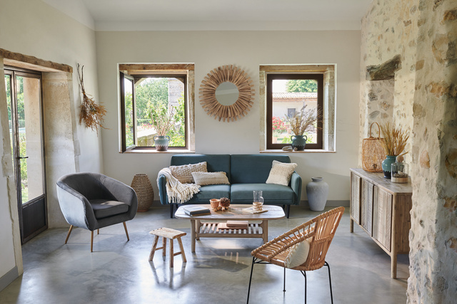 Scaun dreptunghiular din lemn 34 x 24 x 32 cm, lemn, maro