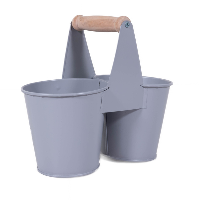 Ghivece de bucatarie pentru plante aromatice Botanical, maner din lemn