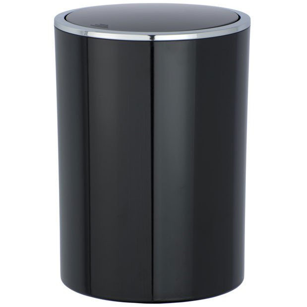 Coș de gunoi INCA BLACK, WENKO, negru