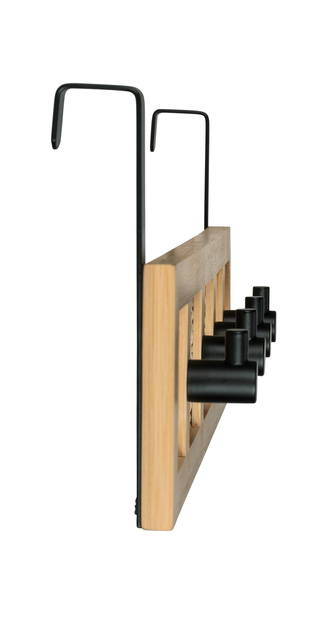 Cuier pentru usa ALLEGRE BAMBOO, 4 umerase, WENKO