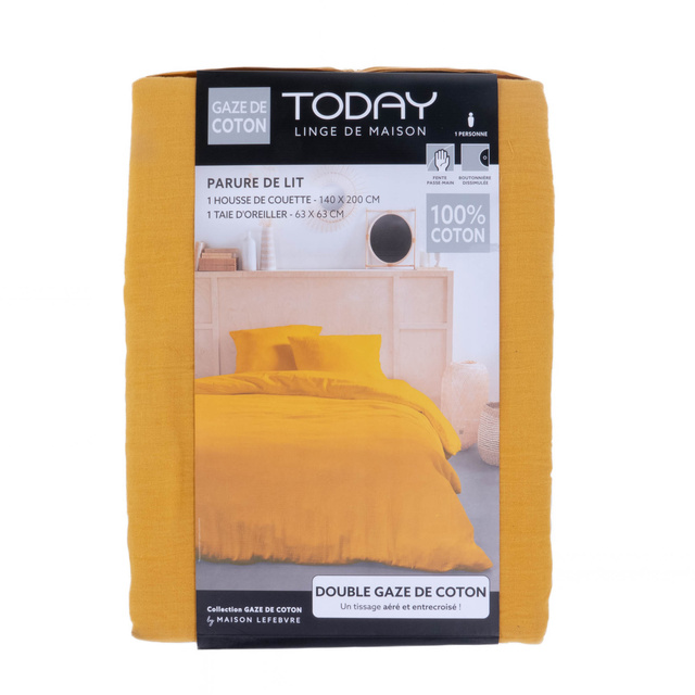 Lenjerie de pat pentru copii MAGIC JUNGLE, muselină de bumbac, 140 x 200 cm