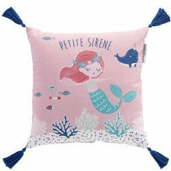 Perna decorativa pentru copii PETITE SIRENA, 40 x 40 cm