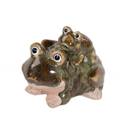 Figurina broasca, decor gradina, 10 x 11 cm