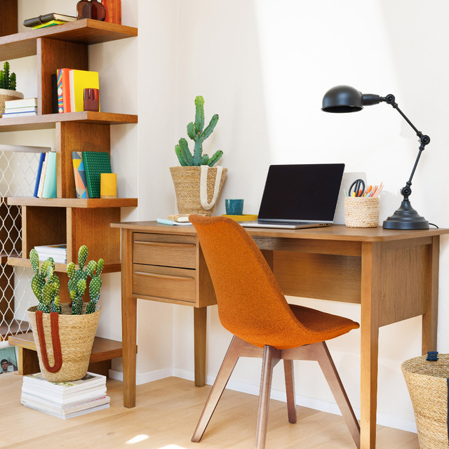 Lampa de birou BASALT, metal, 55 cm