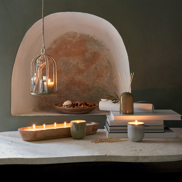 Lumanare parfumata PAOLA, lemn de mango, 900 g