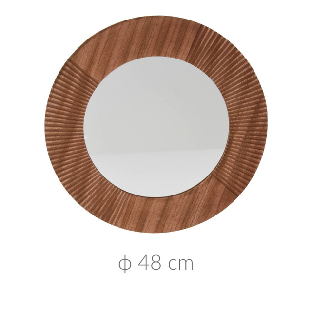 Oglinda rotunda, rama maro