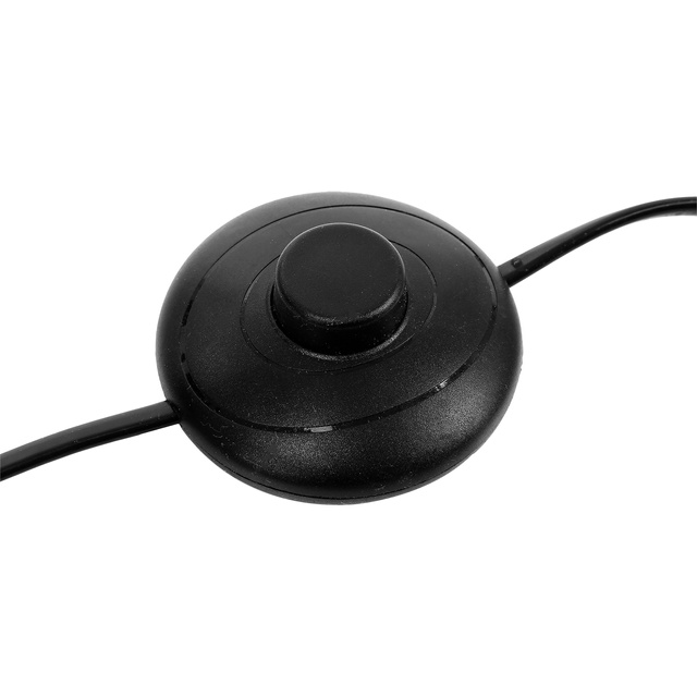 Lampadar cu abajur rotund NIGHT GOLD, 153 cm