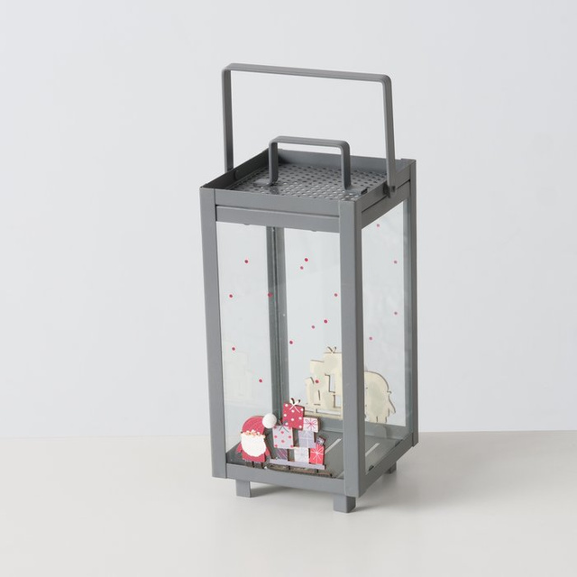 Lanterna de Crăciun pentru lumânare MONTI, 23 cm