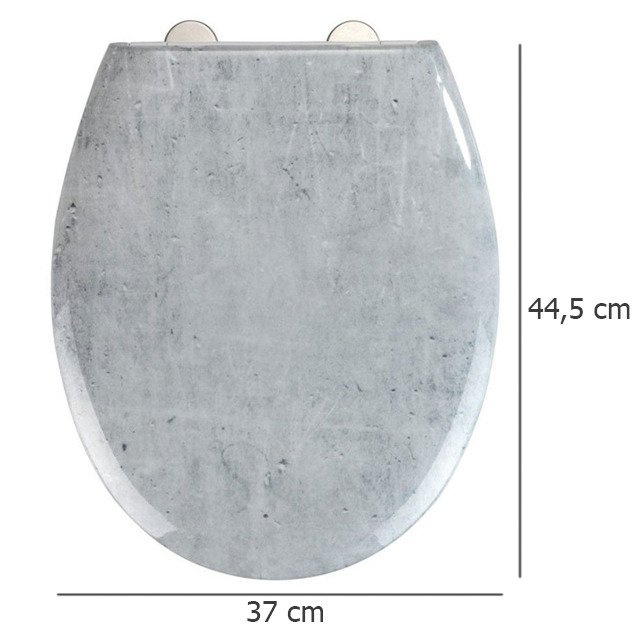 Capac de toaleta duroplast, Easy Close, WENKO