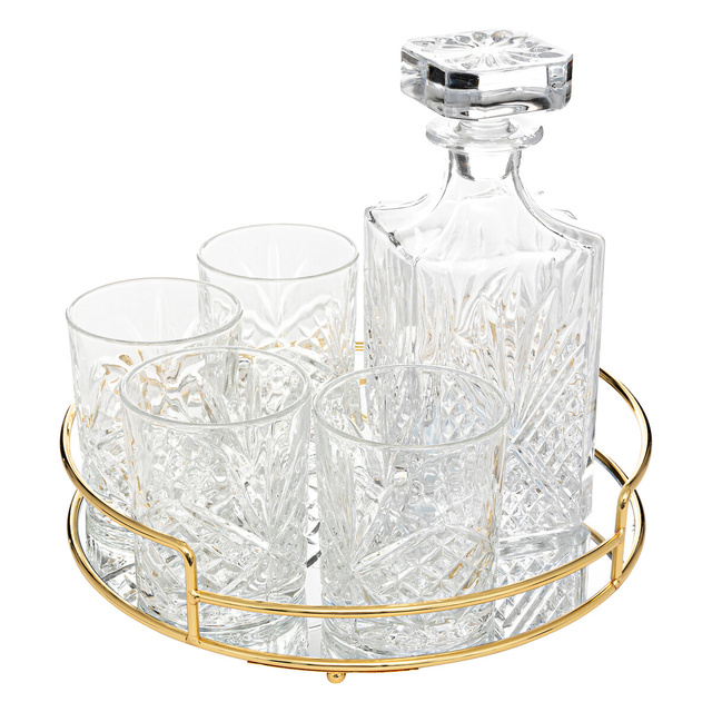 Set carafă pentru whisky Automne 6 piese