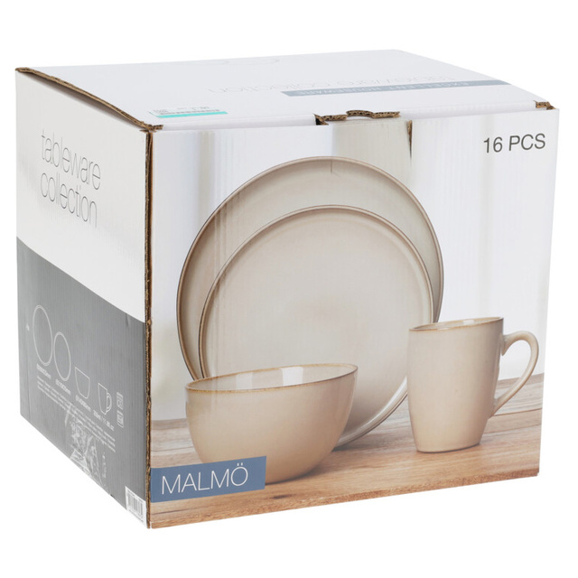 Vesela din gresie pentru 4 persoane