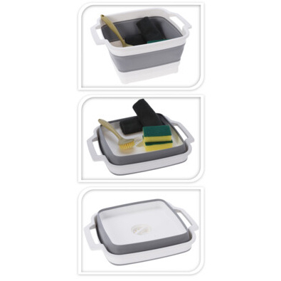 Set de spălat vase turistic cu un bol pliabil