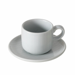 ceașcă și farfurie BERGEN, înălțime 5,5 cm