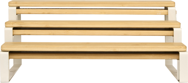 Raft pentru blat de bucătărie 2 în 1 ORDERA, lungime de la 32 la 64 cm, bej