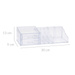 Organizator pentru cosmetice transparent, 30 x 13 x 9 cm