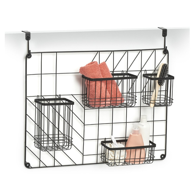 Organizator bucatarie agatat pe usa + 5 cosuri, ZELLER