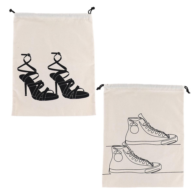 Organizer de călătorie pentru încălțăminte, 42 x 32 cm, cu șnur de strângere