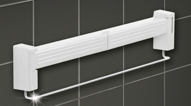 Uscător pentru rufe, lenjerie - BUTTERFLY, pliabil, de perete, WENKO