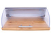Cos servire pentru paine, Secret de Gourmet, 37x27x15 cm, Lemn, Maro/Transparent