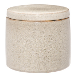 Recipient ceramic cu capac LUODE, Ø 10 cm