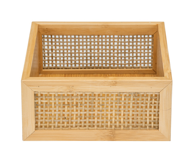 Suport cosmetice ALLEGRE BAMBOO, 22 x 7 x 15 cm, WENKO
