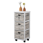 Raft pe roti, 3 compartimente textile, Kesper