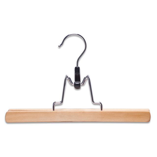 Umerase din lemn cu clema pentru pantaloni, 3 buc.