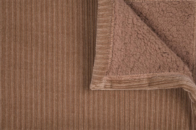 Pătură pufoasă cu miel, CLAYTON, 130 × 160 cm