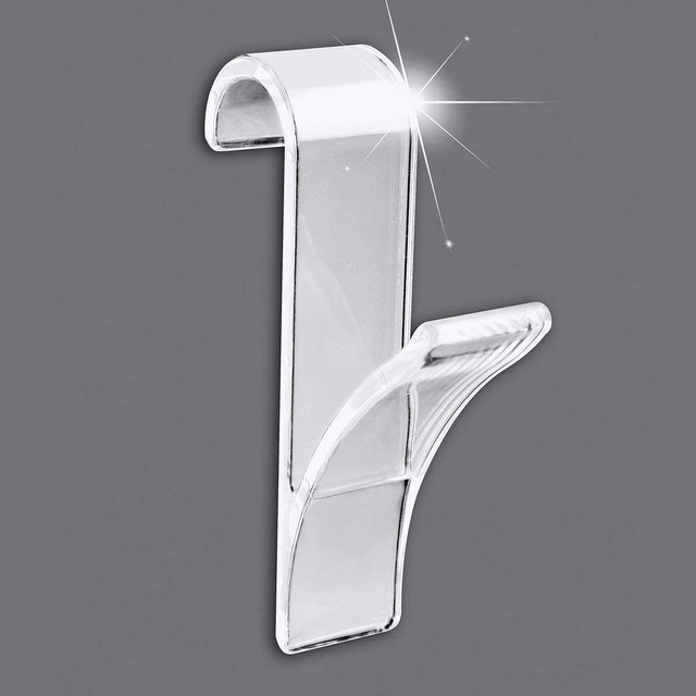 Cârlige - suporturi pentru radiator cu țevi pentru baie, 6 bucăți în set, WENKO, transparent