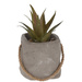 Planta artificiala in ghiveci de ciment, Ø 8 cm